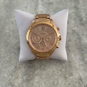 Fossil Ladies Modern Courier Chronograph Rose Gold Tone Watch